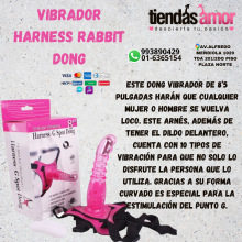 Vibrador Harness Rabbit Dong